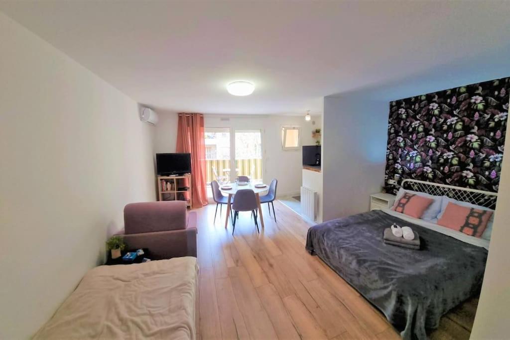 Studio Nice, Avenue Des Fleurs, Climatise Apartamento Exterior foto